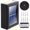 LAMPKI SOLARNE OGRODOWE KINKIETY ŚCIENNE Up & Down Solar ZESTAW 4 SZTUKI