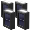 LAMPKI SOLARNE OGRODOWE KINKIETY ŚCIENNE Up & Down Solar ZESTAW 4 SZTUKI