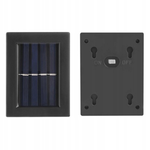 LAMPKI SOLARNE OGRODOWE KINKIETY ŚCIENNE Up & Down Solar ZESTAW 4 SZTUKI