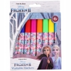 Pisaki FLAMASTRY ZMYWALNE Kraina FROZEN II 8 szt.