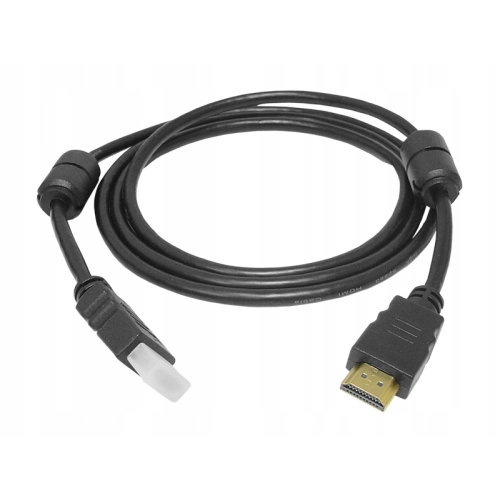Kabel HDMI LXHD17F HDMI - HDMI 1,5 m z filtrami pozłacane końcówki Lamex