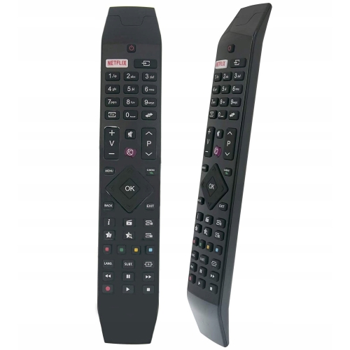 Pilot uniwersalny zamiennik TV HITACHI model RC49141 NETFLIX czarny