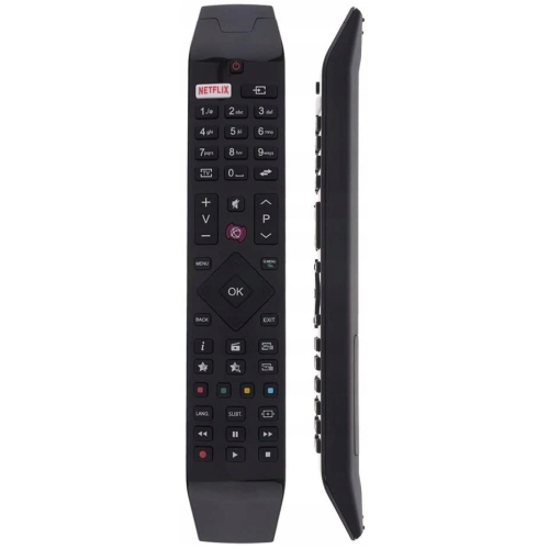 Pilot uniwersalny zamiennik TV HITACHI model RC49141 NETFLIX czarny
