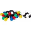 GIRLANDA OGRODOWA NA PARTY IMPREZY URODZINY KOLOROWA 16 LAMPEK MULTI COLOR