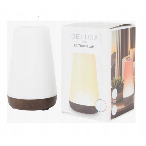 Lampka dotykowa LED Deluxa 3 Różne ustawienia 7 kolorów zasilana bateryjnie