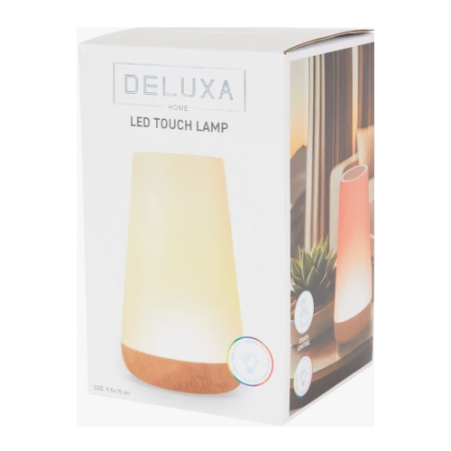 Lampka dotykowa LED Deluxa 7 kolorów zasilana bateryjnie 3 Różne ustawienia