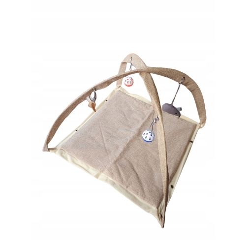 Drapak dla kota Home Accents Z piłką na sznurku do zabawy DUŻY 34 x 48,5 cm