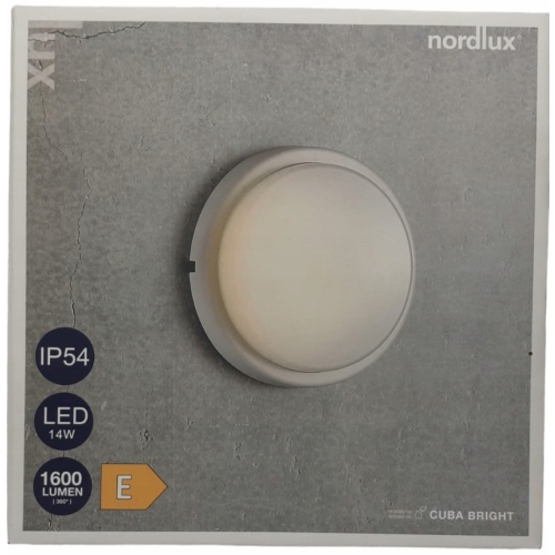 Lampa Ścienna SUFITOWA Nordlux LED IP54 LED 14W 1600LM MOCNA CUBA BRIGHT