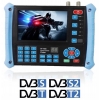 Miernik Combo TV Spacteronik SF-7000 dvb S2+T2 lcd duży zestaw monterski