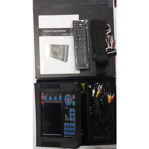 Miernik Combo TV Spacteronik SF-7000 dvb S2+T2 lcd duży zestaw monterski