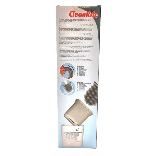 Szczotka do WC toalety silikonowa elastyczna Najnowszy Design kolor BIAŁA