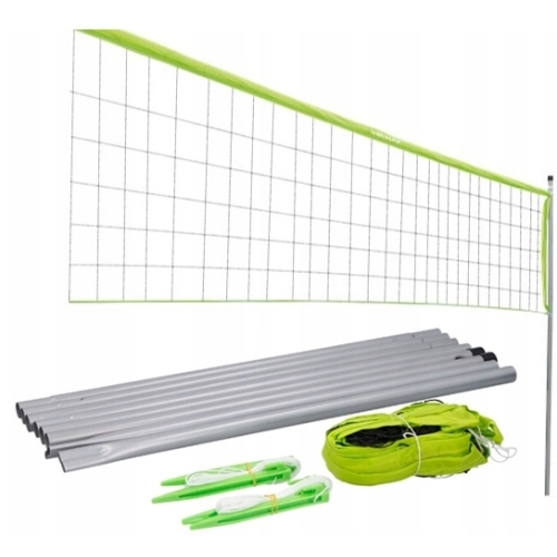 Siatka do siatkówki tenisa badmintona sportowa Dunlop 609x220 cm + słupki