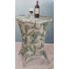 Pokrowiec ochronny na stolik barowy elegancki 80 cm x 110 cm ZIELONE LIŚCIE