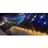 LAMPKI ZEWNĘTRZNE OGRODOWE GIRLANDA 50 kulek LED BIAŁE CIEPŁE 15 mb 1500cm