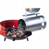 Komin do rozpalania BBQ rozpalarka do grilla ogniska kominka metal srebrny