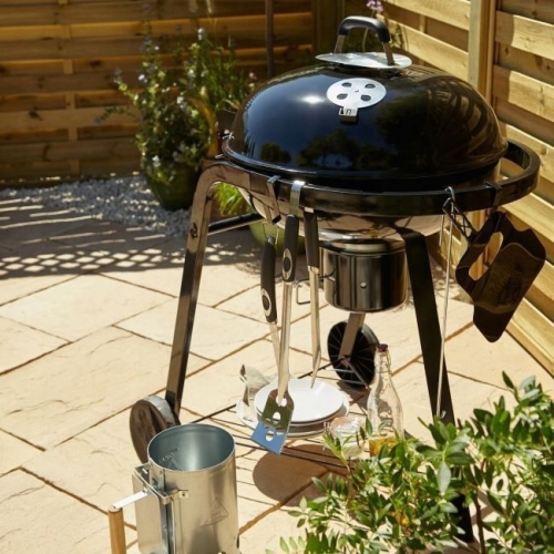 Komin do rozpalania BBQ rozpalarka do grilla ogniska kominka metal srebrny