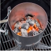 KOMIN DO ROZPALANIA WĘGLA BRYKIETU BBQ KOMINKA OGNISKA GRILLA 26x17cm Sreb6