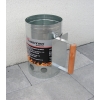 KOMIN DO ROZPALANIA WĘGLA BRYKIETU BBQ KOMINKA OGNISKA GRILLA 26x17cm Sreb6