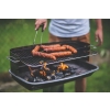 KOMIN DO ROZPALANIA WĘGLA BRYKIETU BBQ KOMINKA OGNISKA GRILLA 26x17cm Sreb6