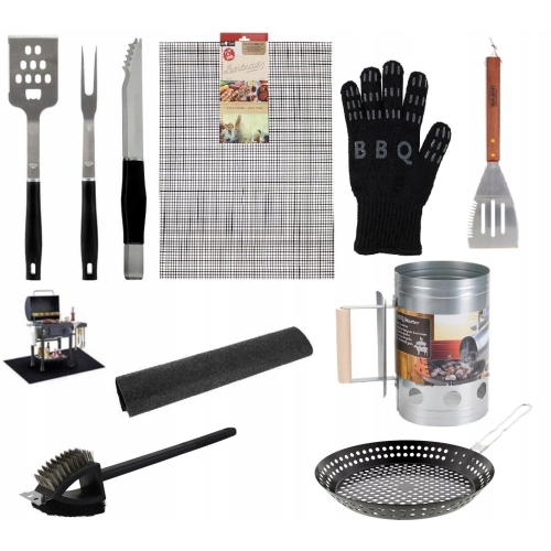 KOMIN DO ROZPALANIA WĘGLA BRYKIETU BBQ KOMINKA OGNISKA GRILLA 26x17cm Sreb6