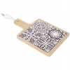 Deska do serwowania Bambusowa z ceramiką Absolu Chic 17 x 24,5 + UCHWYT 027