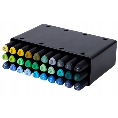 TWINMAKERY 30 SZTUK DECO TIME DWUSTRONNE PROFESJONALNE + ORGANIZER 195-164