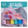 Farby do tkanin Creative Artist wielokolorowe 6 szt 180 ml NA BAZIE WODY 3d
