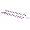Paleta Farb Farby akrylowe wielokolorowe w wachlarzu 24 sztx12 ml + paleta1