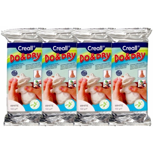 MODELINA PLASTELINA GLINA PLASTYCZNA MASA DO MODELOWANIA 4 opak. x 500g