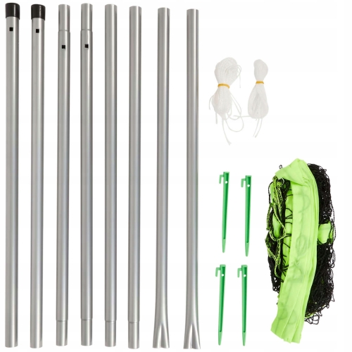 Siatka do siatkówki tenisa badmintona sportowa Dunlop 609x220cm 2 słupki 24