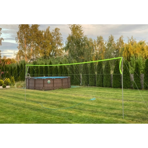 Siatka do siatkówki tenisa badmintona sportowa Dunlop 609x220cm 2 słupki 24