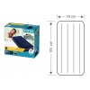 MATERAC WELUROWY 191x76x25 cm INTEX 64756KM + Pompka Elektryczna Froyak