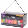 Zestaw artystyczny farb akrylowych Avec PROFESJONALNE 18 x 21 ml + 2 pędzle