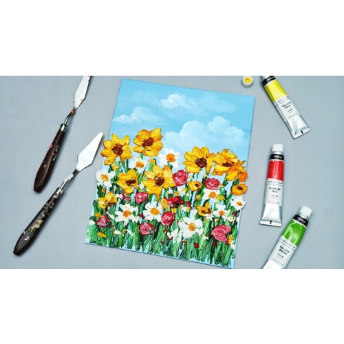 Zestaw artystyczny farb akrylowych Avec PROFESJONALNE 18 x 21 ml + 2 pędzle