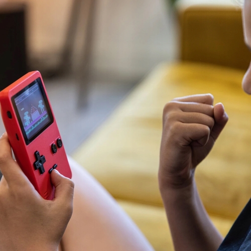 GRA Retro kieszonkowy komputer konsola do gry prawdziwa perełka dla dzieci