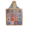 Deska do serwowania Bambusowa z ceramiką Absolu Chic 17 x 24,5 + UCHWYT 010