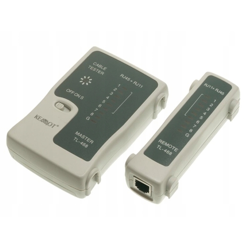 Tester do kabli Kemot TL-468 NOR0167 RJ45 INTERNET KAMERY POE