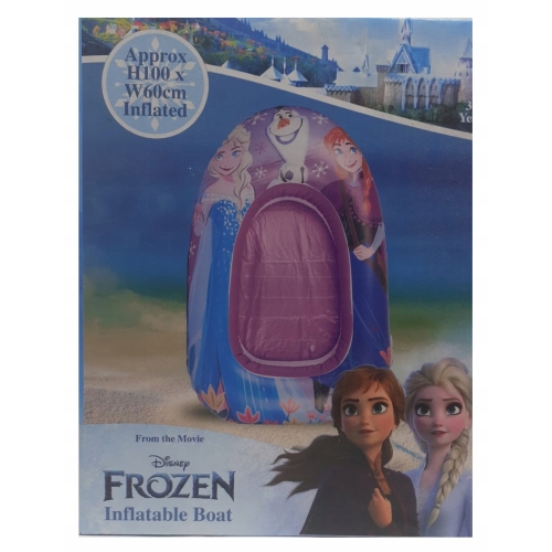 Dmuchana łódka Ponton 100 x 60 cm Frozen Sambro Kraina Lodu Anna Elsa duzy