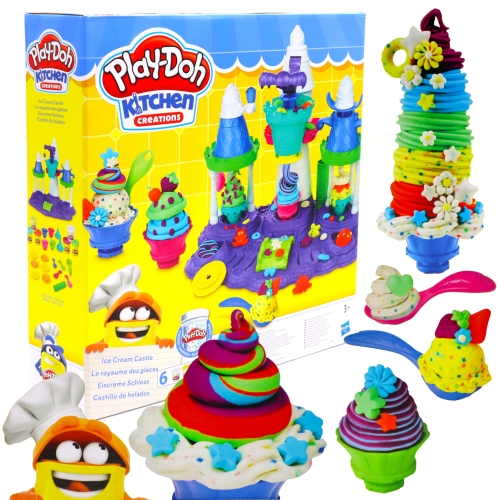 Ciastolina Lodowy zamek Play-Doh B5523 HASBRO LODY DUŻY ZESTAW ŚWIĄTECZNY 4