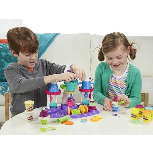 Ciastolina Lodowy zamek Play-Doh B5523 HASBRO LODY DUŻY ZESTAW ŚWIĄTECZNY 4