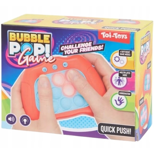 Gra na refleks Bubble Pop Zręcznościowa 4 tryby dźwięk światło ZIELONA