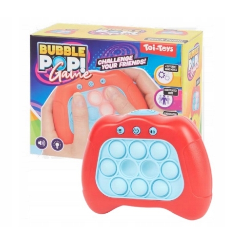 Gra na refleks Bubble Pop Zręcznościowa 4 tryby dźwięk światło ZIELONA