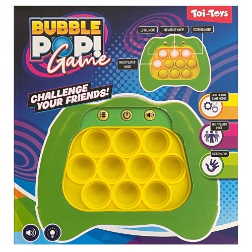 Gra na refleks Bubble Pop Zręcznościowa 4 tryby dźwięk światło NIEBIESKA