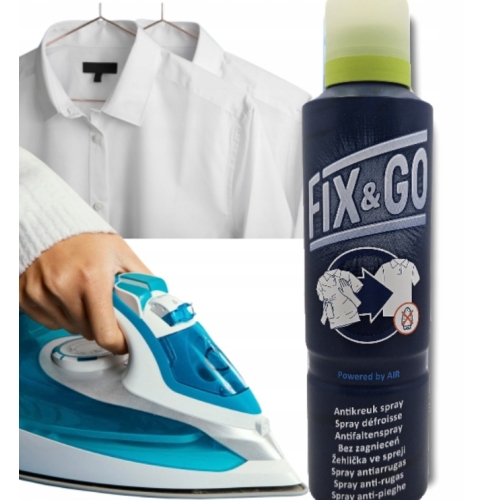 ŻELAZKO w SPRAY SPREY DO PRASOWANIA bez zagnieceń FIX&GO 185 ml Niebieski 1