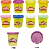 PLAY-DOH CIASTOLINA 8-PAK TĘCZOWA 448g MASY MIX KOLORÓW NA PREZENT HASBRO