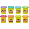 PLAY-DOH CIASTOLINA 8-PAK TĘCZOWA 448g MASY MIX KOLORÓW NA PREZENT HASBRO