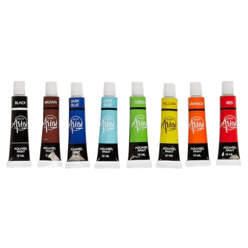 Farby akwarelowe Creative Artist 16 tubek 192 ml do prac artystycznych