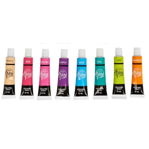 Farby akwarelowe Creative Artist 16 tubek 192 ml do prac artystycznych