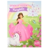 Książka z naklejkami Fairytales 175 ładnych naklejek do kreatywnej pracy