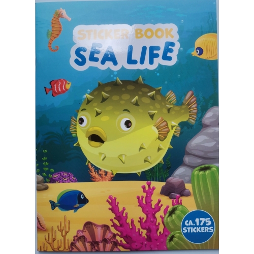 Książka z naklejkami 175 naklejek SEA LIFE do kreatywnej pracy dzieci 962